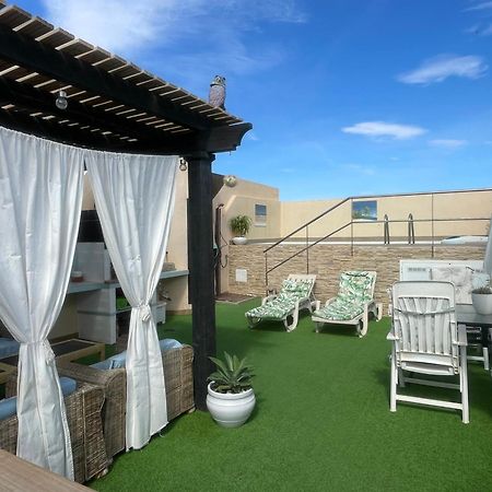 Atico con piscina privada a 100m del mar Vera Exterior foto