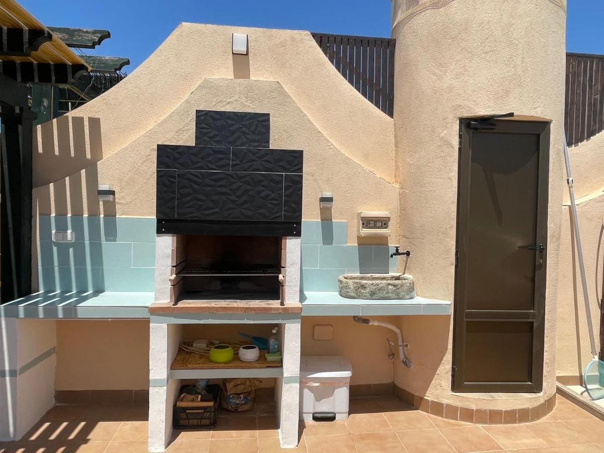 Atico con piscina privada a 100m del mar Vera Exterior foto
